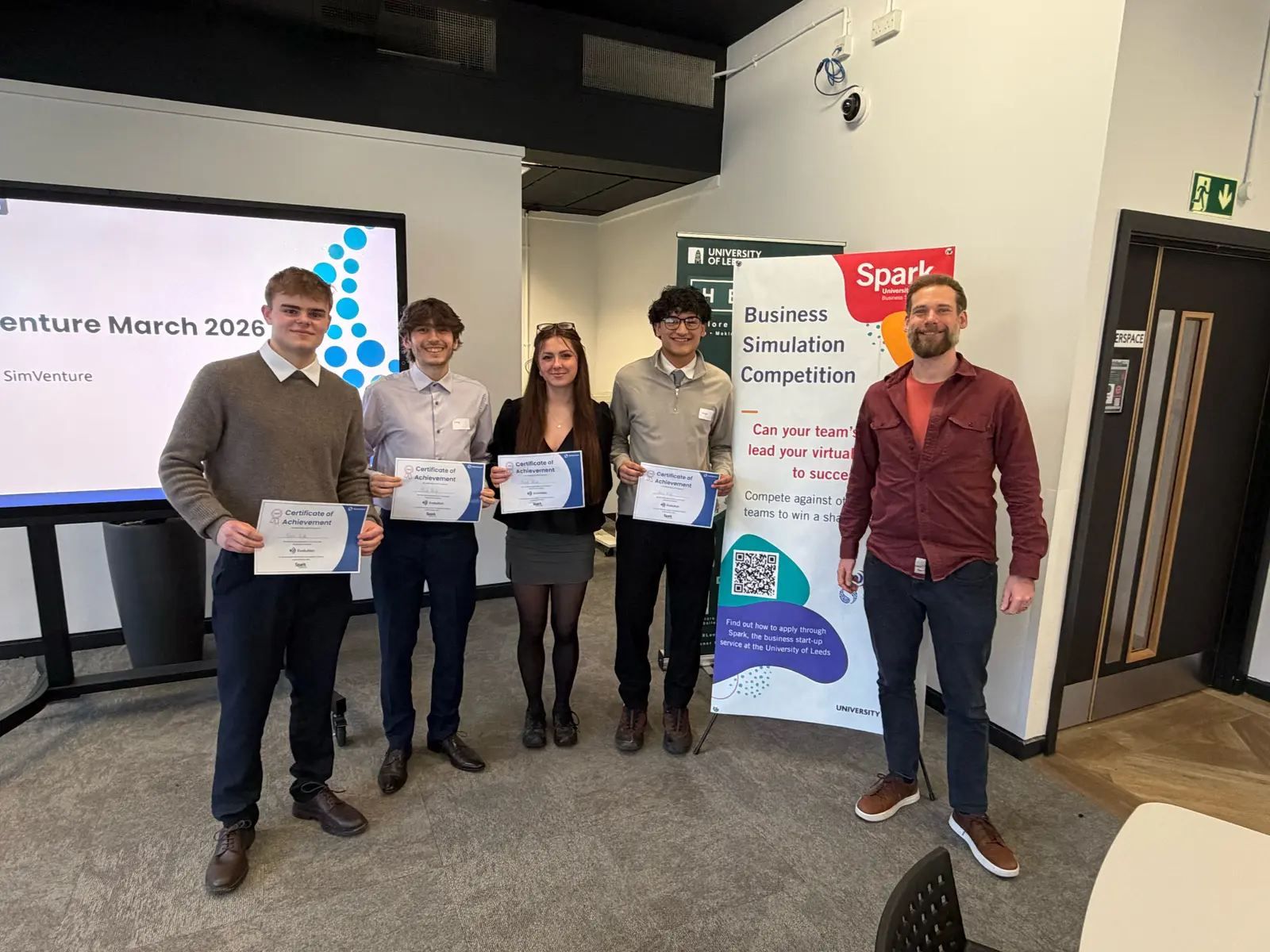 Business Simulation Competition winners